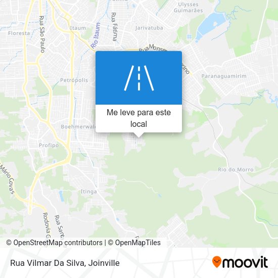 Rua Vilmar Da Silva mapa