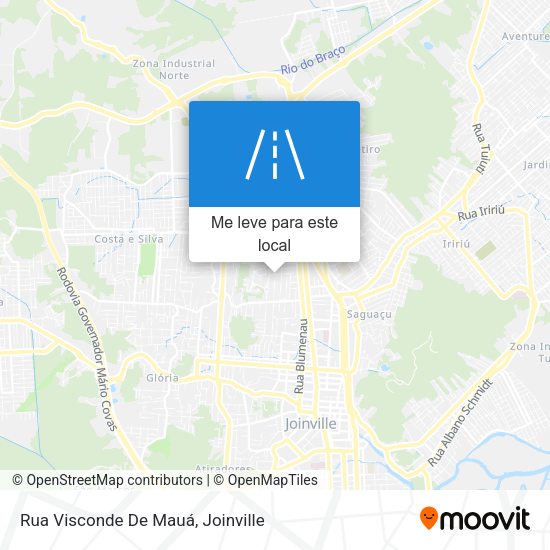Rua Visconde De Mauá mapa