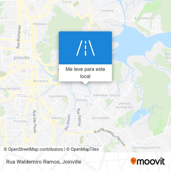 Rua Waldemiro Ramos mapa