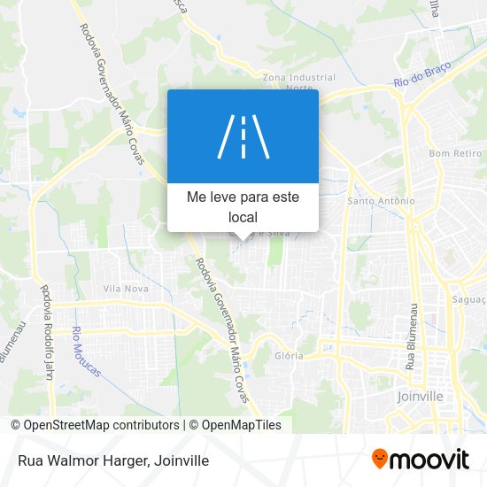 Rua Walmor Harger mapa