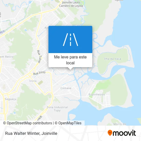 Rua Walter Winter mapa