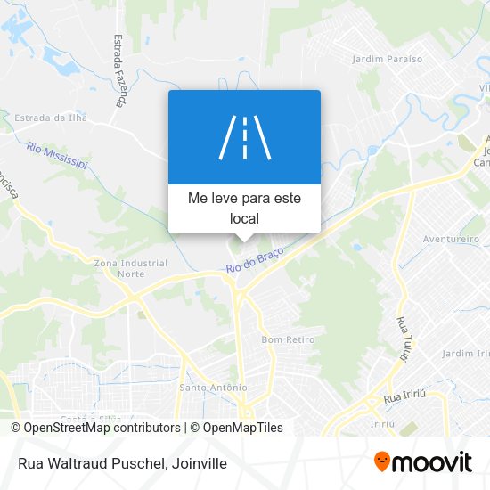 Rua Waltraud Puschel mapa