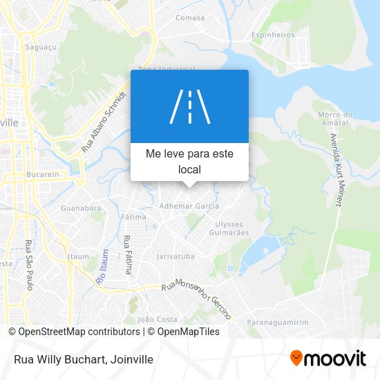 Rua Willy Buchart mapa