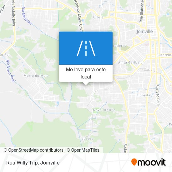 Rua Willy Tilp mapa