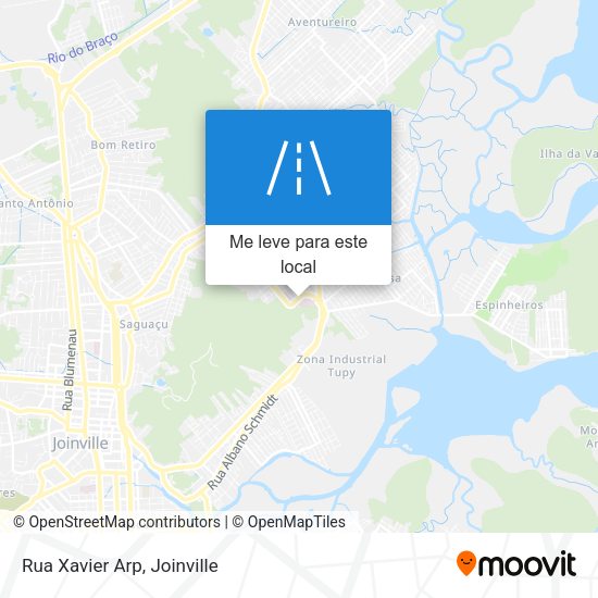 Rua Xavier Arp mapa