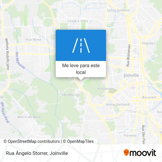 Rua Ângelo Storrer mapa