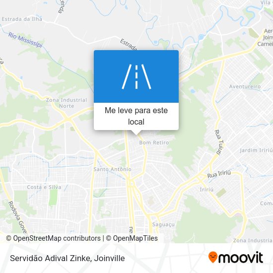 Servidão Adival Zinke mapa