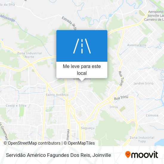 Servidão Américo Fagundes Dos Reis mapa