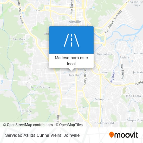Servidão Azilda Cunha Vieira mapa