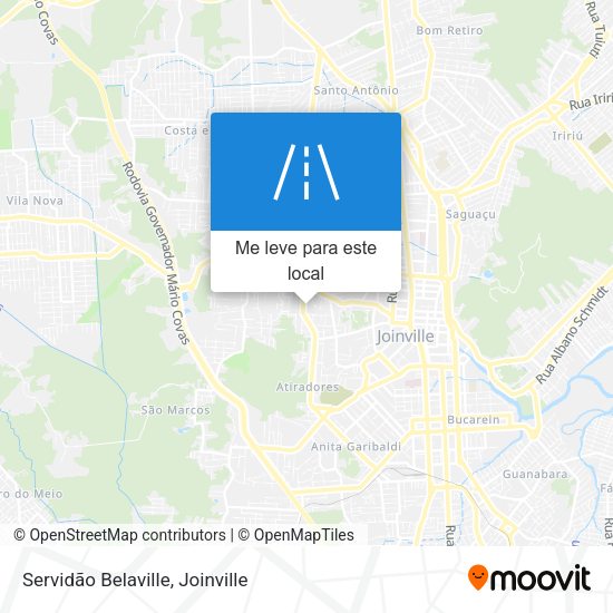 Servidão Belaville mapa