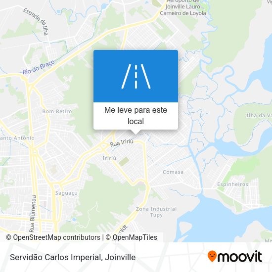 Servidão Carlos Imperial mapa