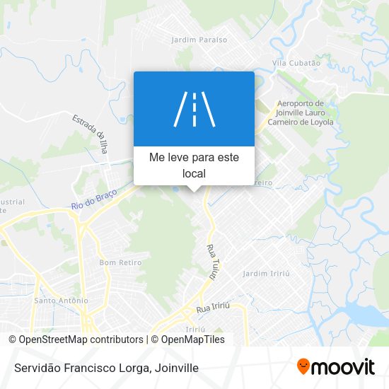 Servidão Francisco Lorga mapa