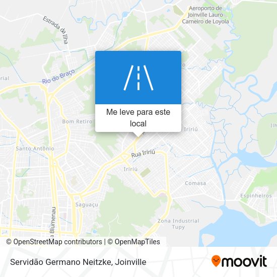 Servidão Germano Neitzke mapa