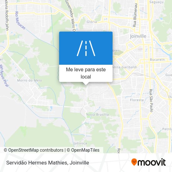 Servidão Hermes Mathies mapa