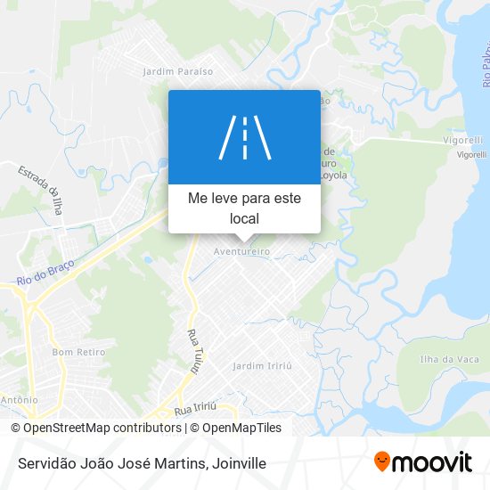Servidão João José Martins mapa