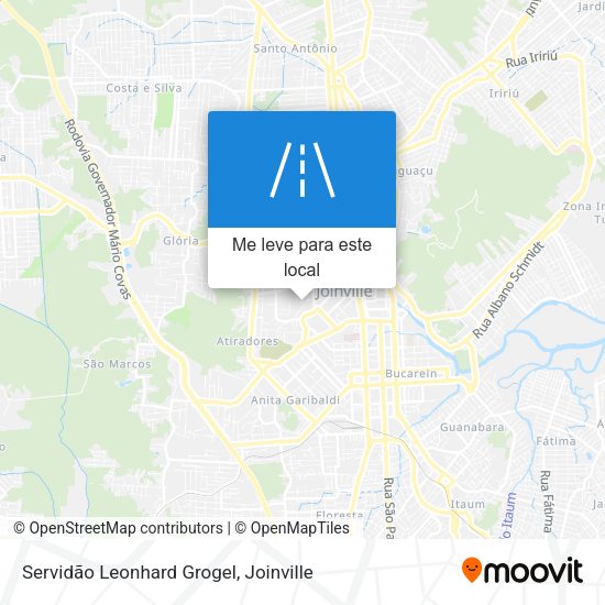 Servidão Leonhard Grogel mapa
