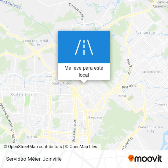 Servidão Méier mapa