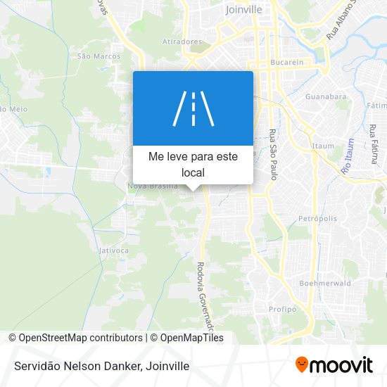 Servidão Nelson Danker mapa