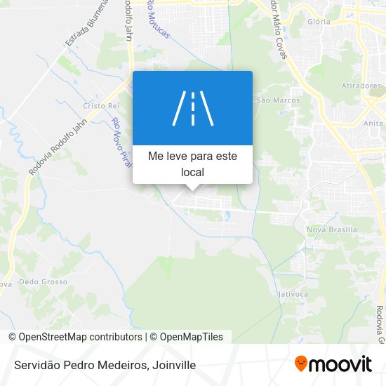 Servidão Pedro Medeiros mapa