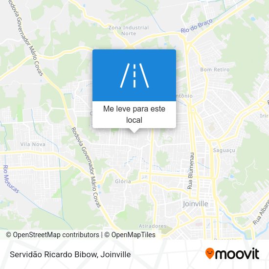Servidão Ricardo Bibow mapa