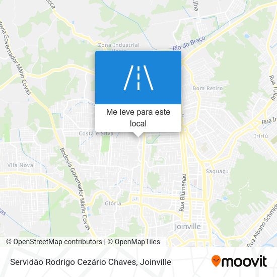 Servidão Rodrigo Cezário Chaves mapa