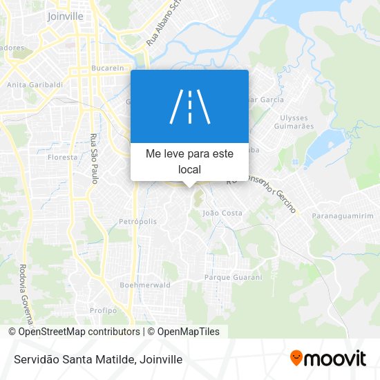 Servidão Santa Matilde mapa