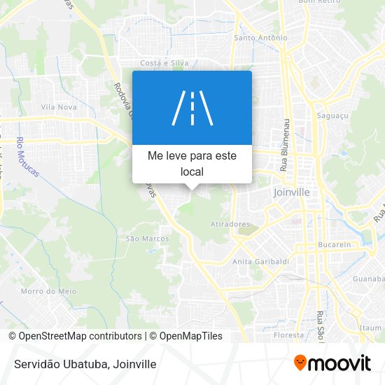 Servidão Ubatuba mapa