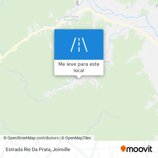 Estrada Rio Da Prata mapa