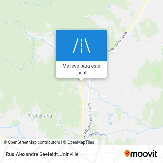 Rua Alexandre Seefeldt mapa