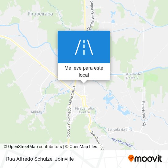 Rua Alfredo Schulze mapa
