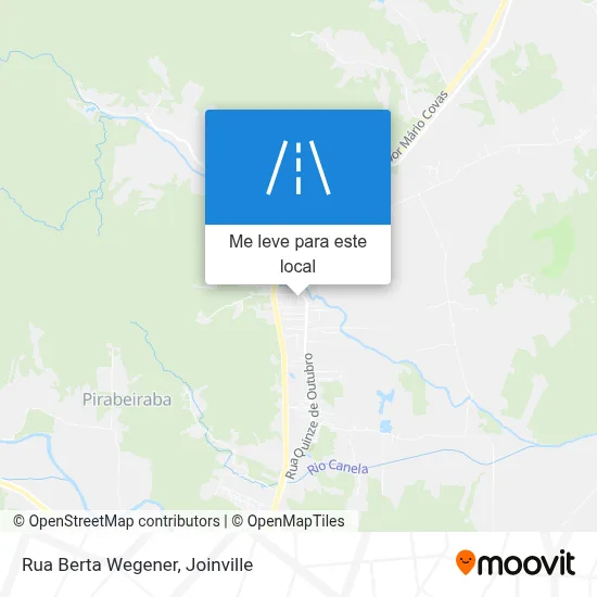 Rua Berta Wegener mapa