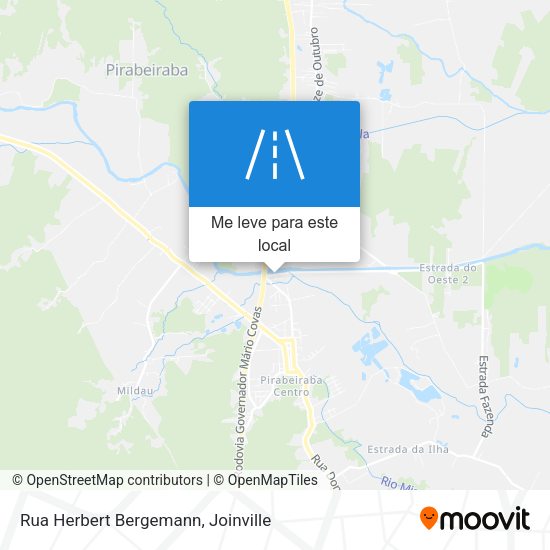 Rua Herbert Bergemann mapa