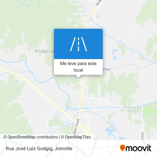 Rua José Luiz Godgig mapa