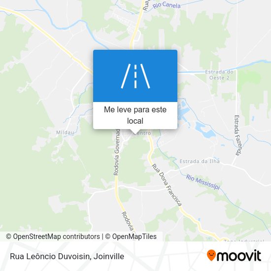 Rua Leôncio Duvoisin mapa