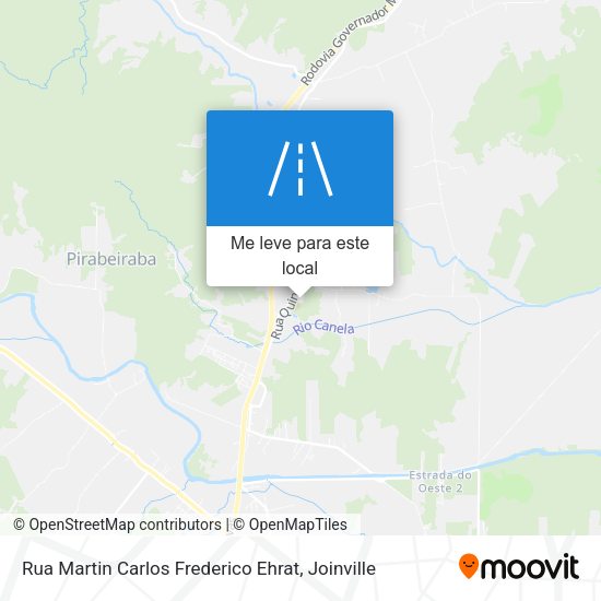 Rua Martin Carlos Frederico Ehrat mapa