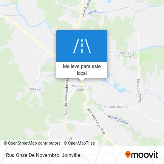 Rua Onze De Novembro mapa