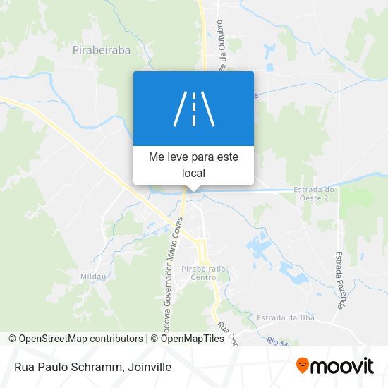 Rua Paulo Schramm mapa