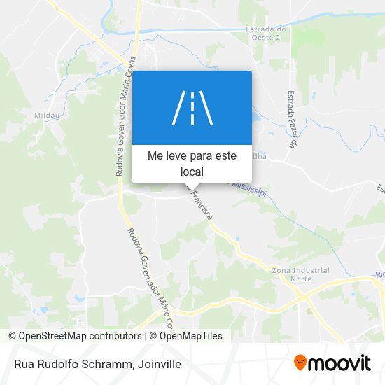 Rua Rudolfo Schramm mapa