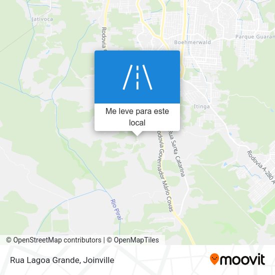 Rua Lagoa Grande mapa