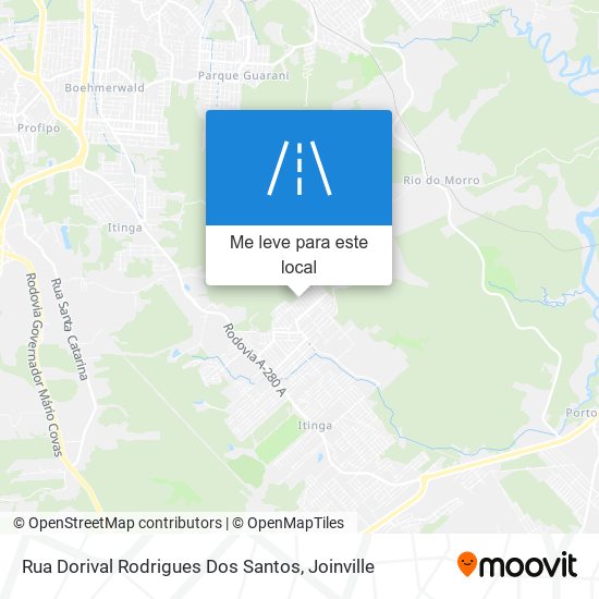 Rua Dorival Rodrigues Dos Santos mapa