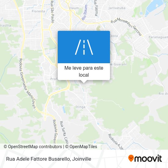 Rua Adele Fattore Busarello mapa