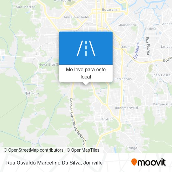 Rua Osvaldo Marcelino Da Silva mapa