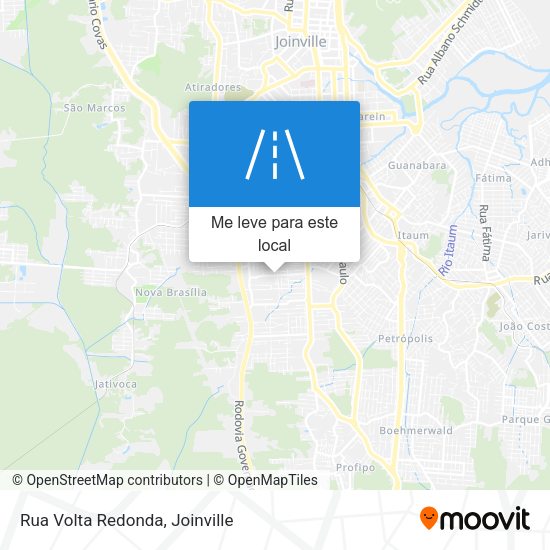 Rua Volta Redonda mapa