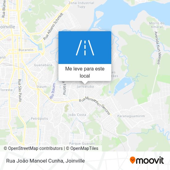 Rua João Manoel Cunha mapa
