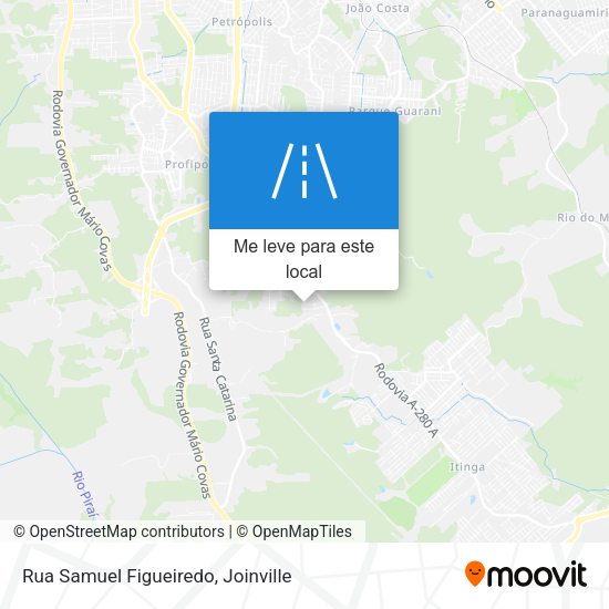 Rua Samuel Figueiredo mapa