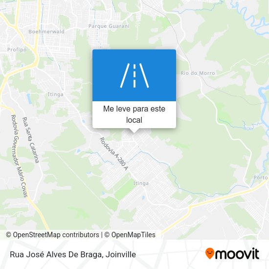 Rua José Alves De Braga mapa