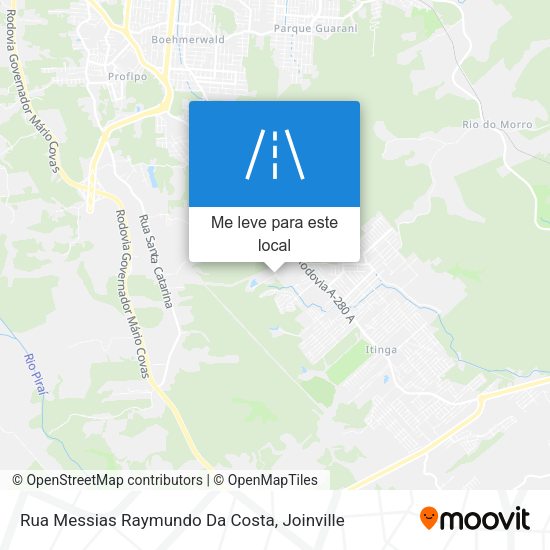 Rua Messias Raymundo Da Costa mapa