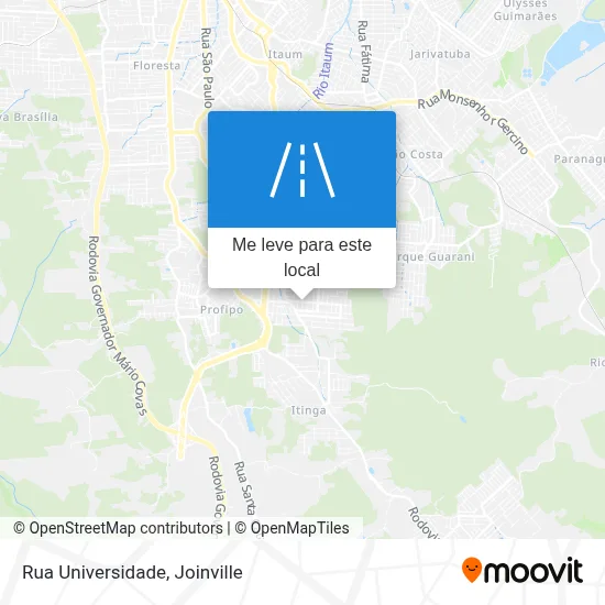 Rua Universidade mapa