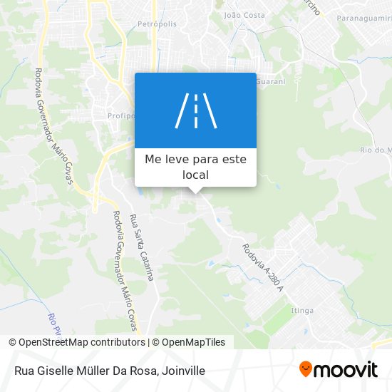 Rua Giselle Müller Da Rosa mapa