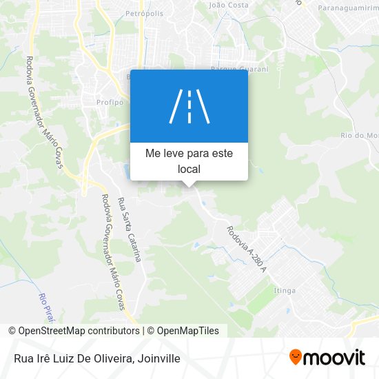 Rua Irê Luiz De Oliveira mapa